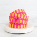 30" Zipper - Pink Lemonade SSCZ34